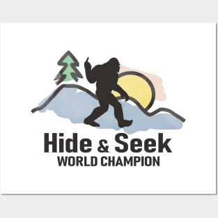 Bigfoot Hide & Seek World Champion Posters and Art